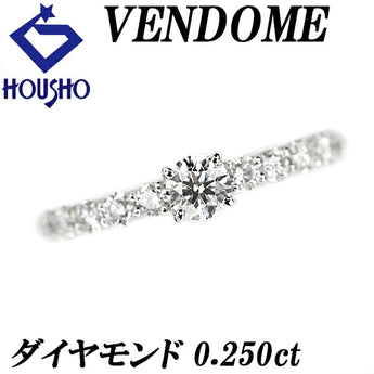 VENDOME AOYAMA Diamond Ring 0.250ct Pt950 Brand VENDOME AOYAMA | Diamond Platinum Elegant Cute Stylish [Used] [SH114850]