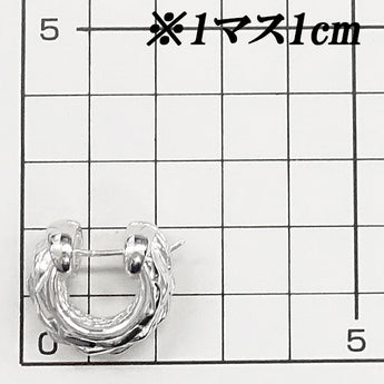CHIMENTO Earrings, K18WG, Base metal only, no stones, Brand: CHIMENTO | 18K, Gorgeous, Cute, Stylish [Used] [SH114892]