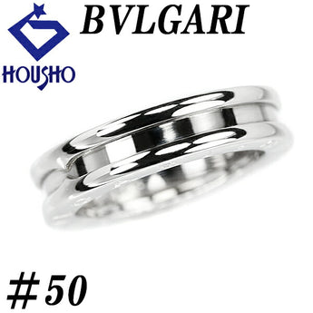 BVLGARI B-zero1 Ring K18WG 1 Band #50 Bzero1 B-zero1 Base metal only No stones Brand BVLGARI | 18K Diamond Daily use Simple Cute Stylish [Used] [SH115409]