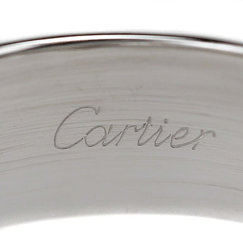 Cartier Trinity ORAMOURET Ring K18WG #48 3-row, base metal only, no stones, logo, brand Cartier | 18K gold, daily use, elegant, cute, stylish [Used] [SH115412]