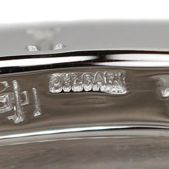 BVLGARI B-zero1 Ring K18WG 4 Band #50 Base Metal Only No Stones Bzero1 B-zero1 Wide Thick Brand BVLGARI | 18K Daily Use Simple Stylish [Used] [SH115419]