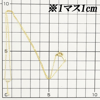 4℃ ダイヤモンド ネックレス K18PG Y字 ブランド ヨンドシー | 18金 ダイアモンド デイリーユース シンプル かわいい おしゃれ【中古】【SH115434】