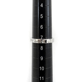 Cartier Diamond C Deux Wedding Ring #47 Pt950 Logo Brand Cartier | Diamond Platinum Daily Use Simple Cute Stylish [Used] [SH115646]