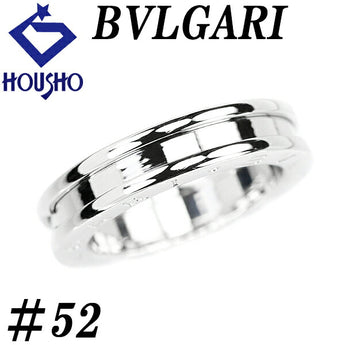 BVLGARI B-zero1 Ring K18WG 1 Band #52 Base metal only No stones Bzero1 B-zero1 Brand BVLGARI | 18K Daily use Simple Cute Stylish [Used] [SH115651]