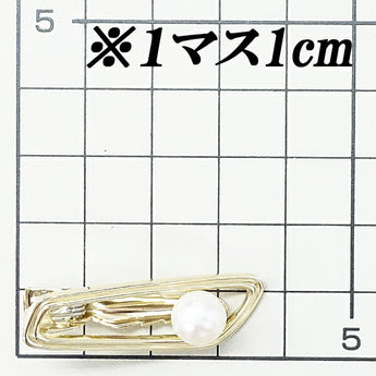 ミキモト アコヤパール タイクリップ タイピン 7.7mm K14YG 一粒パール ブランド MIKIMOTO | 14金 あこや真珠 白真珠 和珠 デイリーユース シンプル 上品 エレガント おしゃれ【中古】【SH115659】