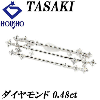 Tasaki Diamond Brooch 0.48ct K18WG Brand: TASAKI | 18K Diamond Daily Use Elegant Cute Stylish [Used] [SH115673]