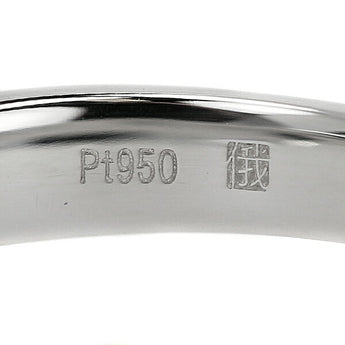 Niwa Diamond Ring Pt950 Wave Brand NIWAKA | Diamond Platinum Daily Use Simple Cute Stylish Casual [Used] [SH115703]