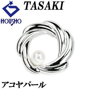 TASAKI Akoya Pearl 4.0mm SV Baby Pearl Circle Brand TASAKI | Akoya Pearl White Pearl Japanese Pearl Daily Use Simple Cute Stylish [Used] [SH115710]