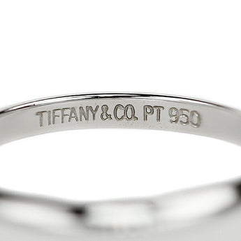 Tiffany Band Ring Pt950 Base metal only No stones Brand TIFFANY&amp;Co. | Platinum Daily use Simple Cute Stylish [Used] [SH115760]