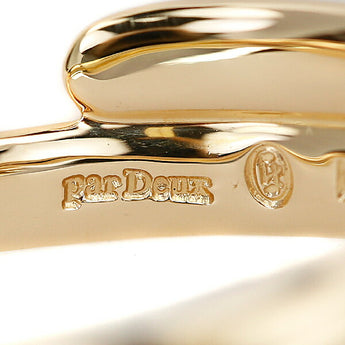 ParDeux Diamond Ring K18YG Single Stone Brand | 18K Gold Diamond Daily Use Simple Cute Stylish [Used] [SH115772]
