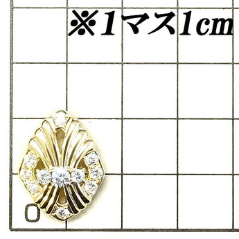 POLA Diamond Pendant Top 0.52ct K18YG Brand POLA | 18K Diamond Gorgeous Gorgeous Cute Stylish [Used] [SH115777]
