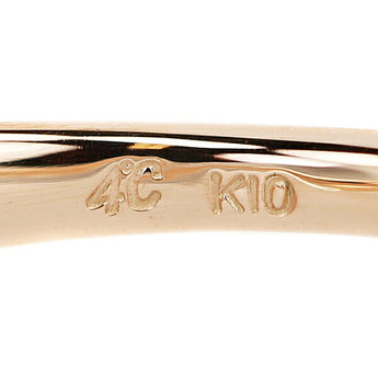 4℃ ダイヤモンド リング K10PG ブランド ヨンドシー | 10金 ダイアモンド デイリーユース シンプル かわいい おしゃれ【中古】【SH116069】