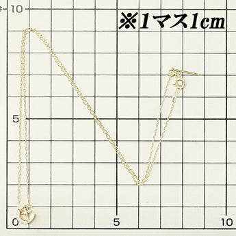 Diamond necklace 0.05ct K10YG crescent moon star multi-way delicate | 10K diamond daily use simple cute stylish [used] [SH116102]