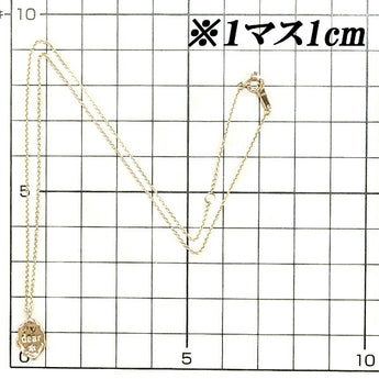 Estelle Diamond Necklace K10PG Single Stone Delicate Brand ESTELLE | 10K Diamond Daily Use Simple Cute Stylish [Used] [SH116117]