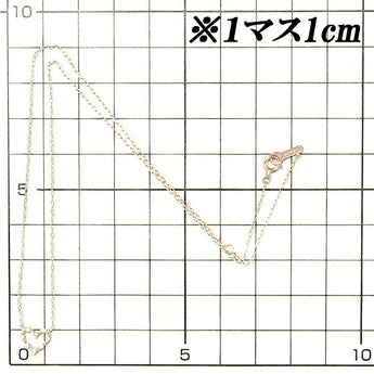 オデュース4℃ ダイヤモンド ネックレス K10PG ハート 透かし 華奢 オデュースヨンドシー EAU DOUCE 4℃ | 10金 ダイアモンド デイリーユース シンプル かわいい おしゃれ【中古】【SH116121】