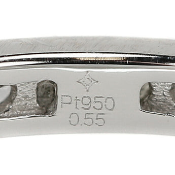 GSTV Diamond Full Eternity Ring 0.55ct Pt950 Thin Brand | Diamond Platinum Daily Use Simple Elegant Cute Stylish [Used] [SH116475]