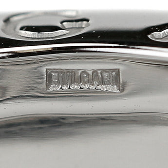 BVLGARI B-zero1 Ring K18WG 3 Band #49 Base Metal Only No Stones Bzero1 B-zero1 Wide Thick Brand BVLGARI | 18K Daily Use Simple Cute Stylish [Used] [SH116477]
