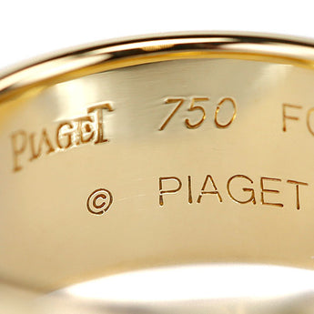 ピアジェ ダイヤモンド ポセション リング 0.375ct K18YG #56 フルサークル 回転 太め 幅広 ブランド PIAGET | 18金 ダイアモンド 豪華 ゴージャス かわいい おしゃれ【中古】【SH116513】