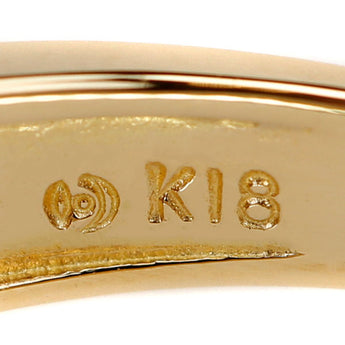 TASAKI Aquamarine College Ring Diamond K18YG Logo Aquamarine Brand TASAKI | 18K Diamond Daily Use Simple Cute Stylish [Used] [SH116530]