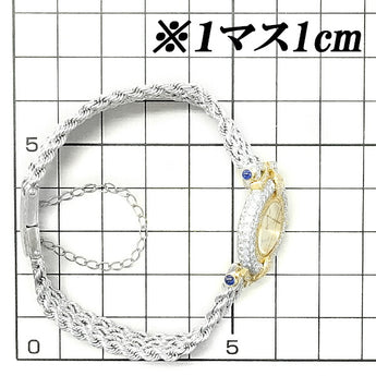 Nobuko Ishikawa Diamond Wristwatch K18YG K18WG Pt900 Watch Artist Designer | 18K Diamond Daily Use Luxurious Gorgeous Cute Stylish Gorgeous [Used] [SH116609]