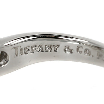 ティファニー ダイヤモンド カーブドバンド リング Pt950 一粒石 エルサ・ペレッティ ブランド TIFFANY&Co. | ダイアモンド プラチナ デイリーユース シンプル かわいい おしゃれ【中古】【SH117025】