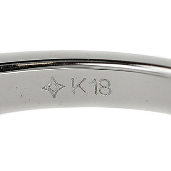 GSTV ダイヤモンド リング 0.16ct K18WG メンズ ユニセックス ブランド | 18金 ダイアモンド デイリーユース シンプル かわいい おしゃれ【中古】【SH117043】