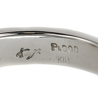 木内賢治 ペアシェイプカット イエロー ダイヤモンド リング 0.738ct Pt900 K18YG ドロップ 雫 涙 ハート 変形カット ファンシーカット 作家 デザイナー | 18金 ダイアモンド かわいい【SH117921】