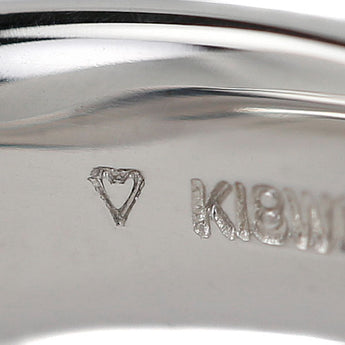 ベリテ ダイヤモンド リング 0.40ct K18WG V字 ブランド VERITE | 18金 ダイアモンド デイリーユース シンプル 上品 エレガント かわいい おしゃれ【中古】【SH117945】