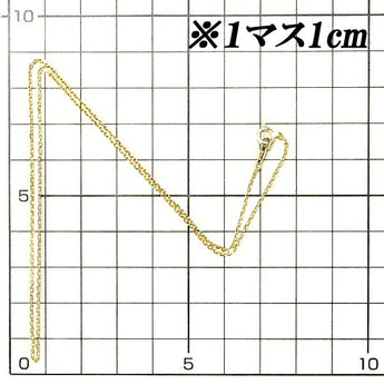 MIKIMOTO Azuki Chain Necklace 40.0cm Necklace Chain K18YG Base Metal Only No Stones Brand MIKIMOTO | 18K Gold Daily Use Simple Elegant Cute Stylish [Used] [SH118033]