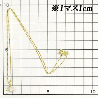 Star Sand Diamond Necklace 0.41ct K18YG Brand HOSHI no SUNA | 18K Diamond Daily Use Simple Cute Stylish [Used] [SH118040]
