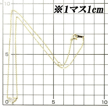 テイクアップ ダイヤモンド ネックレス 0.12ct K18YG ハート パヴェ リバーシブル ブランド TAKE-UP | 18金 ダイアモンド デイリーユース シンプル かわいい おしゃれ【中古】【SH118044】