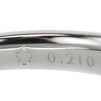 Diamond ring 0.210ct Pt950 graded, certified, 4 prongs | Diamond, platinum, elegant, cute, stylish [Used] [SH118291]