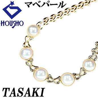 TASAKI Mabe Pearl Necklace 12.3mm K18YG Brand TASAKI | 18K Mabe Pearl White Pearl Semicircular Pearl Semicircular Pearl Luxurious Gorgeous Cute Stylish [Used] [SH118372]