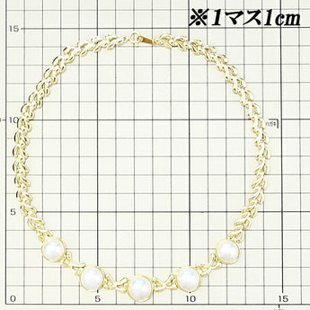 TASAKI Mabe Pearl Necklace 12.3mm K18YG Brand TASAKI | 18K Mabe Pearl White Pearl Semicircular Pearl Semicircular Pearl Luxurious Gorgeous Cute Stylish [Used] [SH118372]