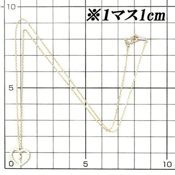 Blue River Diamond Necklace 0.26ct K18PG Heart Brand BLUE RIVER | 18K Diamond Daily Use Simple Cute Stylish [Used] [SH118381]