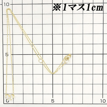 ポンテヴェキオ ダイヤモンド ネックレス 0.20ct K18YG ハート ブランド Ponte Vecchio | 18金 ダイアモンド デイリーユース かわいい おしゃれ【中古】【SH118387】