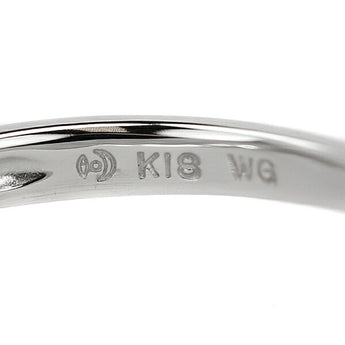 TASAKI Diamond Ring 0.24ct K18WG Cross Brand TASAKI | 18K Diamond Daily Use Simple Cute Stylish [Used] [SH119174]