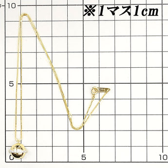 Kimiko Kasai Diamond Necklace 0.20ct K18YG Pt900 Saturn Planet Author Designer | 18K Diamond Daily Use Simple Cute Stylish Casual [Used] [SH119327]