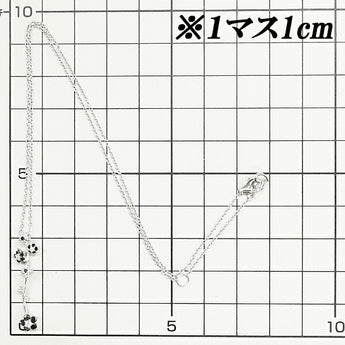 ポンテヴェキオ ブラックダイヤモンド ネックレス 0.29ct K18WG 花 フラワー 植物 ボタニカル ブランド Ponte Vecchio | 18金 ダイアモンド デイリーユース かわいい おしゃれ【中古】【SH119346】