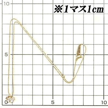 VENDOME AOYAMA Pink Sapphire Necklace K18PG Flower Plant Botanical Delicate Brand VENDOME AOYAMA | 18K Pink Sapphire Daily Use Cute Stylish [Used] [SH119373]