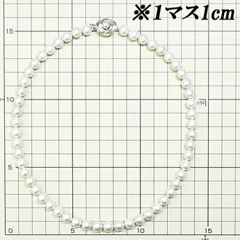 TASAKI Akoya Pearl Necklace 7.4-7.8mm SV Strand Brand TASAKI | Akoya Pearl White Pearl Japanese Pearl Wedding Ceremony Elegant Cute Stylish [Used] [SH119382]