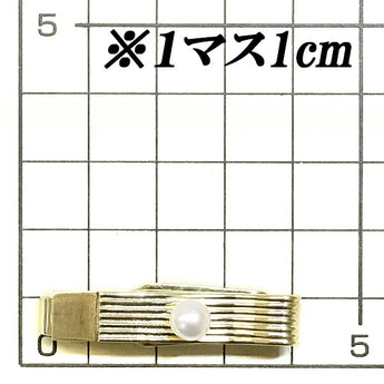 ミキモト アコヤパール タイピン タイクリップ 5.6mm K14YG 一粒パール ブランド MIKIMOTO | 14金 あこや真珠 白真珠 和珠 上品 エレガント おしゃれ【中古】【SH119383】
