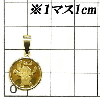 ディズニー シチズンジュエリー コイン ペンダントトップ K24IG K18YG 1/25oz 1/25オンス 純金 金貨 メダル キャラクター リロ&スティッチ Lilo & Stitch CITIZEN JEWELRY | 18金 24金【SH119492】