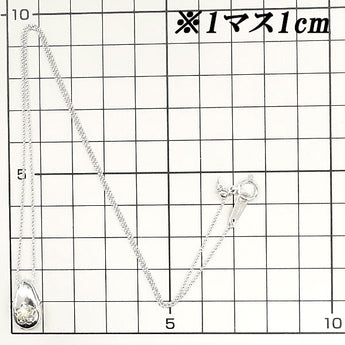 Flower Cut Diamond Necklace 0.542ct K18WG Flower Plant Botanical Deformed Cut Fancy Cut | 18K Diamond Cute Stylish [Used] [SH119750]