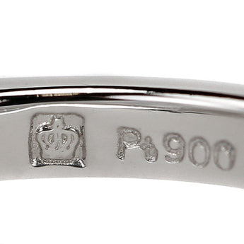 ロイヤルアッシャー ダイヤモンド リング 0.50ct Pt900 ウェーブ ブランド ROYAL ASSCHER | ダイアモンド デイリーユース 上品 エレガント かわいい おしゃれ【中古】【SH119762】