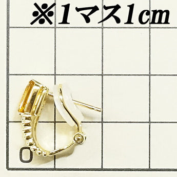 ベリテ シトリン ピアス 1.50ct ダイヤモンド K18YG Pt900 ブランド VERITE | 18金 ダイアモンド デイリーユース かわいい おしゃれ【中古】【SH119832】