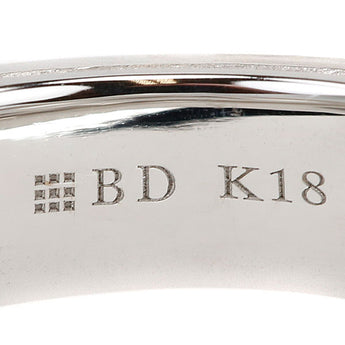 カシケイ ブラウンダイヤモンド マイン M=Y リング 0.25ct K18WG 梨地 マット ツヤ消し レール留め チャネルセッティング ダブル Kashikey | 18金 ダイアモンド 上品 かわいい おしゃれ【SH120143】