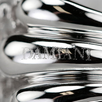 ダミアーニ ダイヤモンド リング K18WG 花 フラワー 植物 ボタニカル 幅広 太め ハーフチェーン DAMIANI | 18金 ダイアモンド 豪華 ゴージャス かわいい おしゃれ【中古】【SH120147】