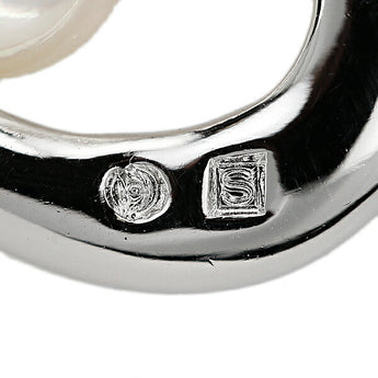 TASAKI Akoya Pearl Necklace 6.5mm SV Heart Single Pearl Openwork Brand TASAKI | Akoya Pearl White Pearl Japanese Pearl Cute Stylish [Used] [SH120192]