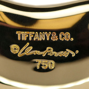 Tiffany Bean Necklace K18YG Bean Elsa Peretti Metal only No stones Brand TIFFANY&amp;Co. | 18K Daily use Simple Cute Stylish [Used] [SH120620]